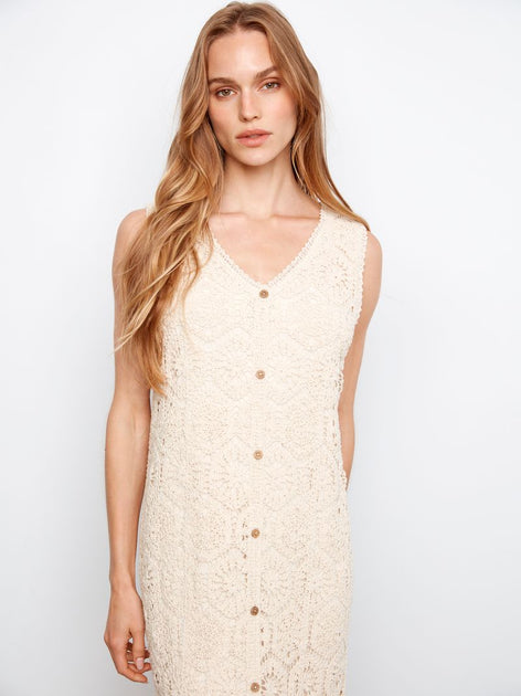 stradivarius crochet dress Megspillane on LTK