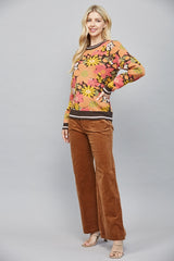 FATE Flower Power Jacquard Sweater