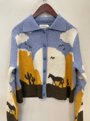 Western Knit Cardigan- 2 Colors!