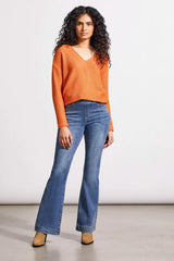 Tribal Audrey Pull-On Flare Jeans- Multiple Colors!