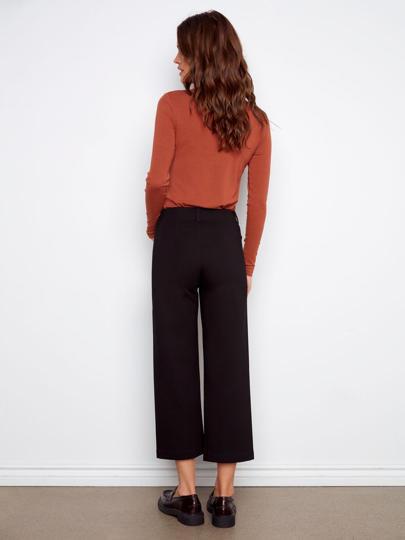 Charlie B. Wide Leg Ponte Pant