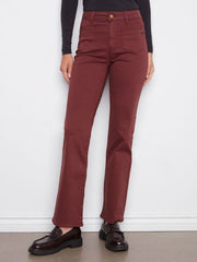 Charlie B. Cabernet Patch Pocket Flares