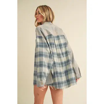 Kambrie Oversized Plaid Flannel