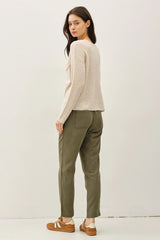 Lightweight Knit Pocket Sweater- 3 Colors