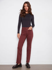 Charlie B. Cabernet Patch Pocket Flares