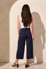 Tribal Audrey Wide Crop- Nautical