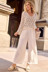 Tribal Airflow Wide Leg Pant- 3 Colors