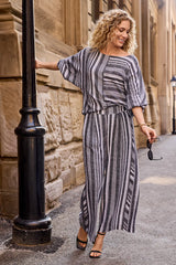 Tribal Flowy Wide Leg Pant