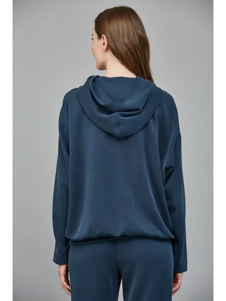 FATE Satin Trim Hoodie