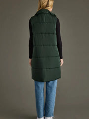 Long Puffer Vest- Multiple Colors