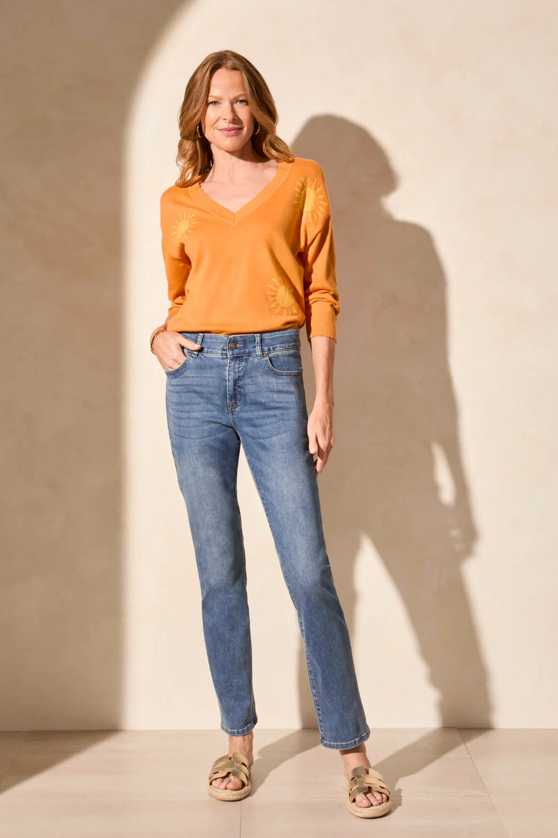 Tribal Sophia 32" Straight Leg Jean- 3 Washes!