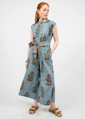Uncle Frank Block Print Jumpsuit