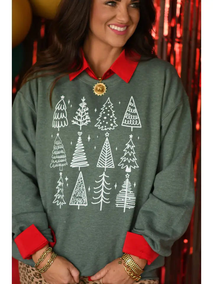 Festive Pines Sweatshirt