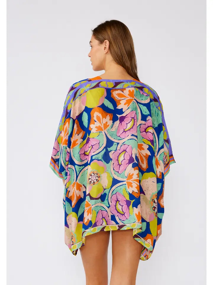 Vibrant Floral Kimono