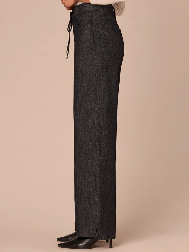 Democracy "Ab"Leisure High Rise Sparkly Black Pant