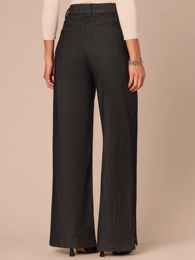 Democracy "Ab"Leisure High Rise Sparkly Black Pant