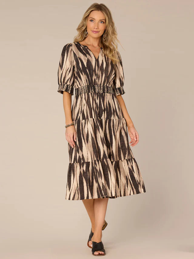 Democracy Elbow Sleeve Dress