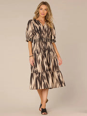 Democracy Elbow Sleeve Dress