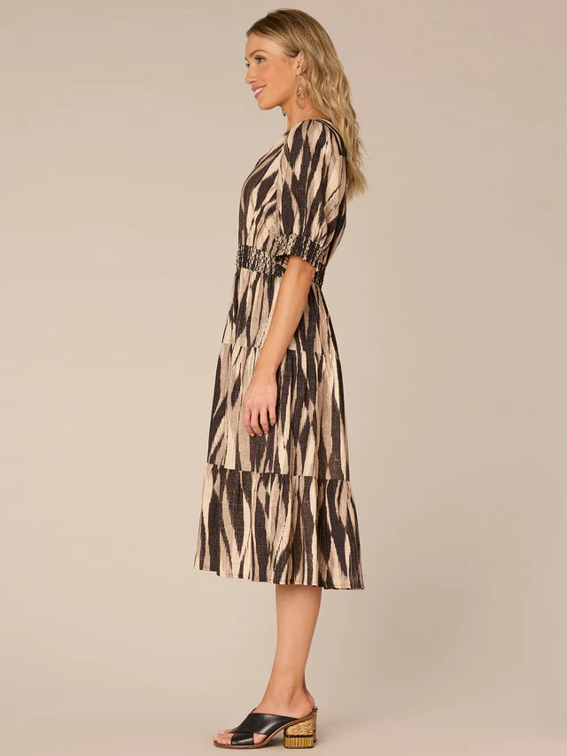 Democracy Elbow Sleeve Dress