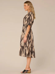 Democracy Elbow Sleeve Dress