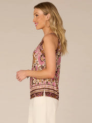 Democracy Border Print Tank