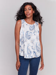 Charlie B. Spring Paisley Tank