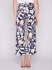 Charlie B. Print Linen Blend Pant