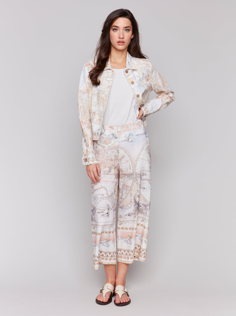 Charlie B. Print Linen Jacket- 3 Prints