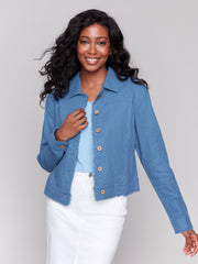 Charlie B. Solid Linen Jacket- 6 Colors!