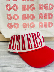 Nebraska Saturday Stretch Canvas Trucker Hat