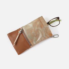 HOBO Facile Eyeglass Case- Saddle Stardust