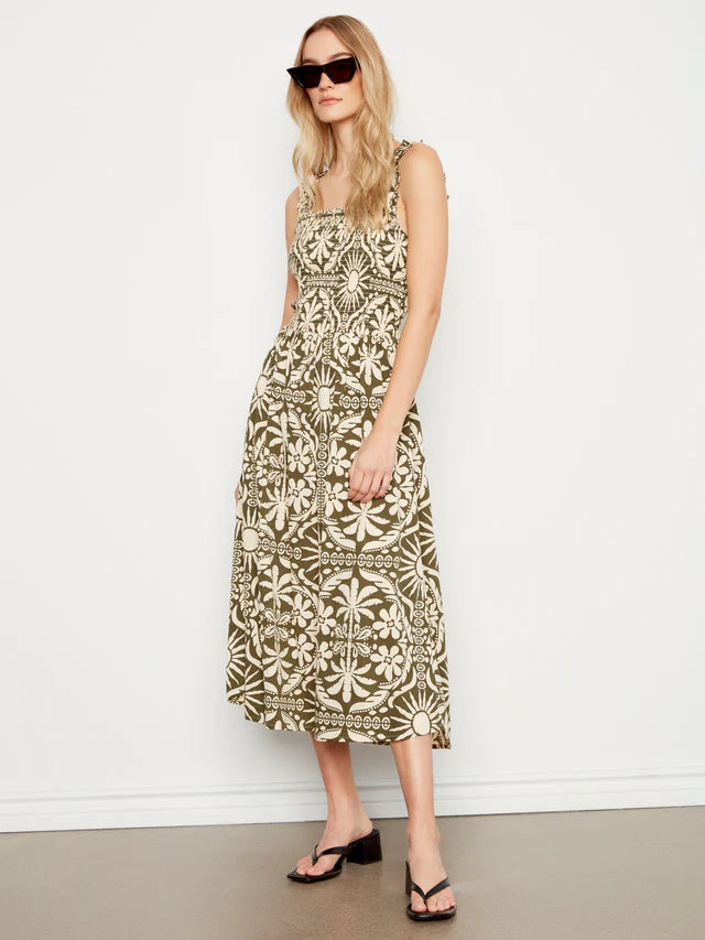 Charlie B. Printed Midi Dress