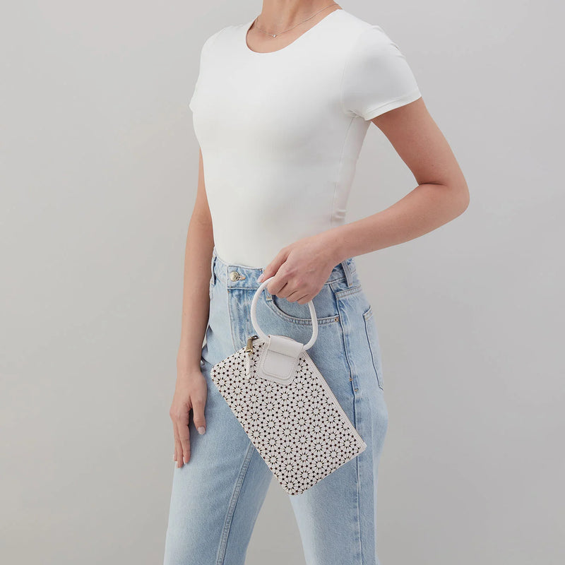 HOBO Sable Wristlet- Ecru