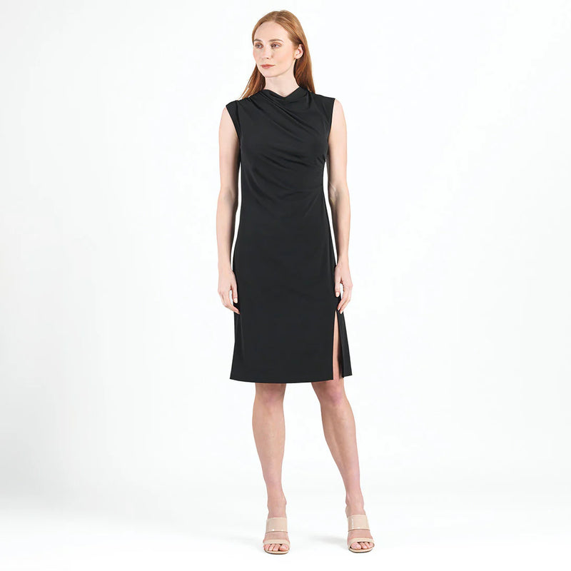 Clara Sun Woo Signature Side Slit Midi Dress