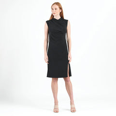 Clara Sun Woo Signature Side Slit Midi Dress