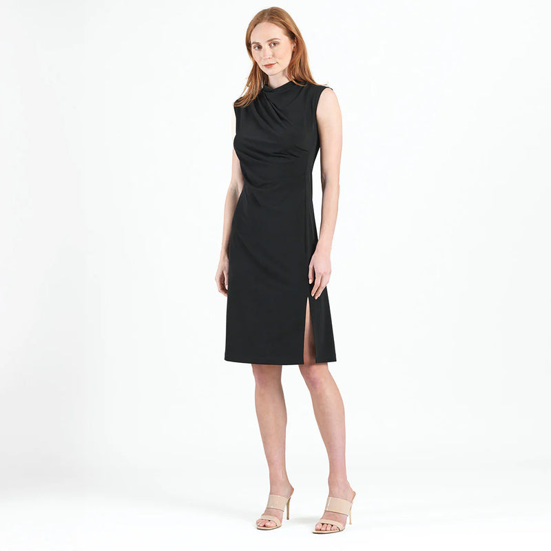 Clara Sun Woo Signature Side Slit Midi Dress