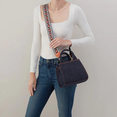 HOBO Cass Small Tote- Dark Denim