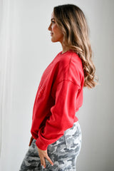 Nebraska Sanders Shadow Crew Neck Sweatshirt