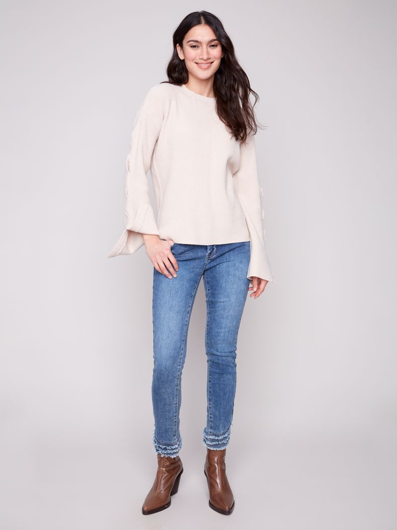 Charlie B. Cable Detail Sweater
