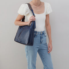 HOBO Bellamy Front Zip- Navy