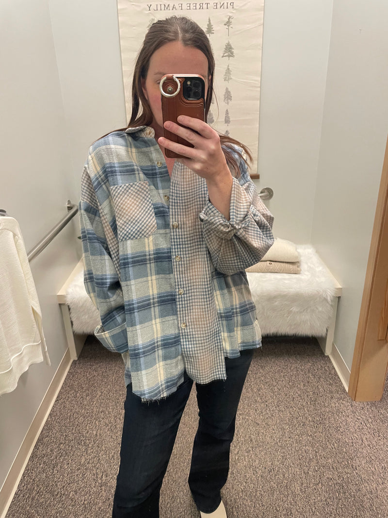 Kambrie Oversized Plaid Flannel