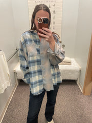 Kambrie Oversized Plaid Flannel