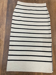 Tribal Striped Sweater Skirt