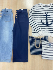 Anchors Aweigh Cotton Sweater