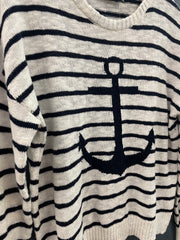 Anchors Aweigh Cotton Sweater