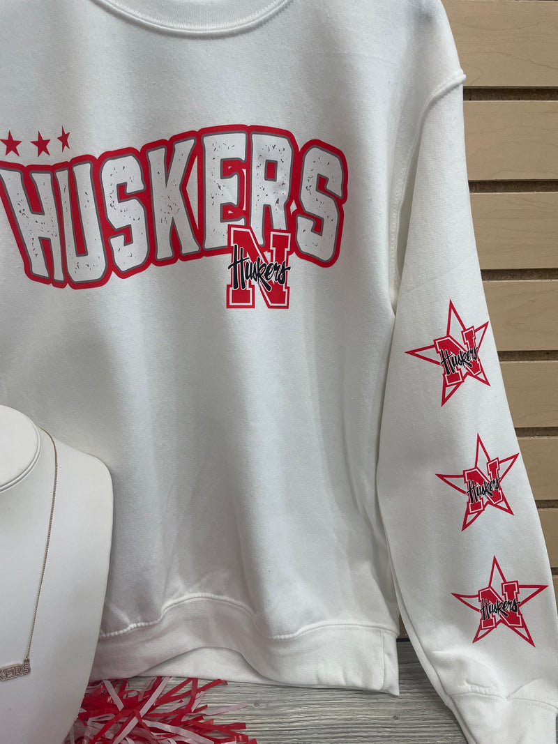 NE Husker Script Sweatshirt