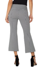 Liverpool Black/White Stella Kick Flare Pant