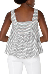 Liverpool Black/White Geo Tank