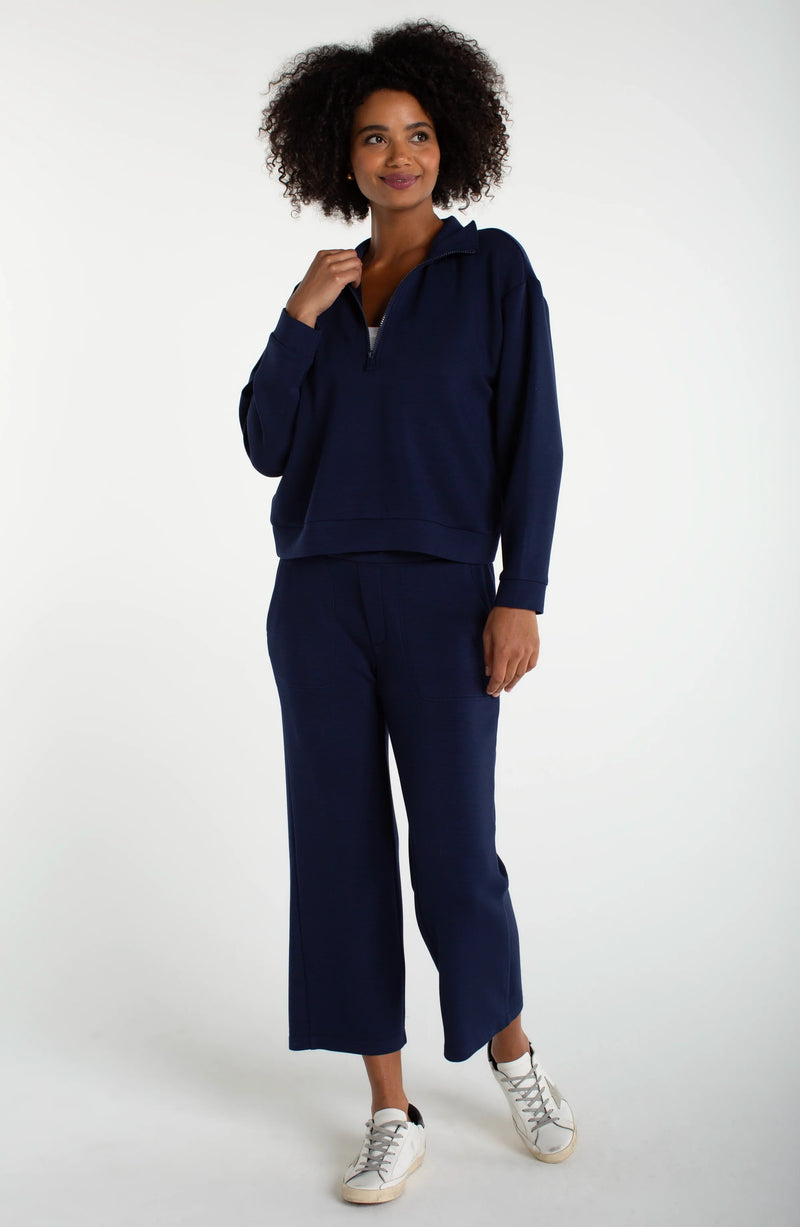 Liverpool Cloud 9 Quarter Zip- 2 Colors | Barbara Jeans
