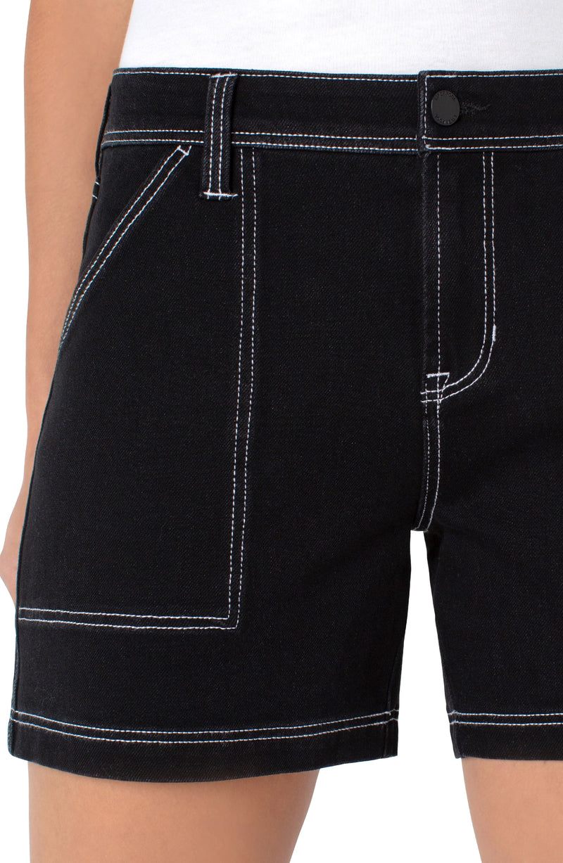 Liverpool Shorts with Contrast Stitch